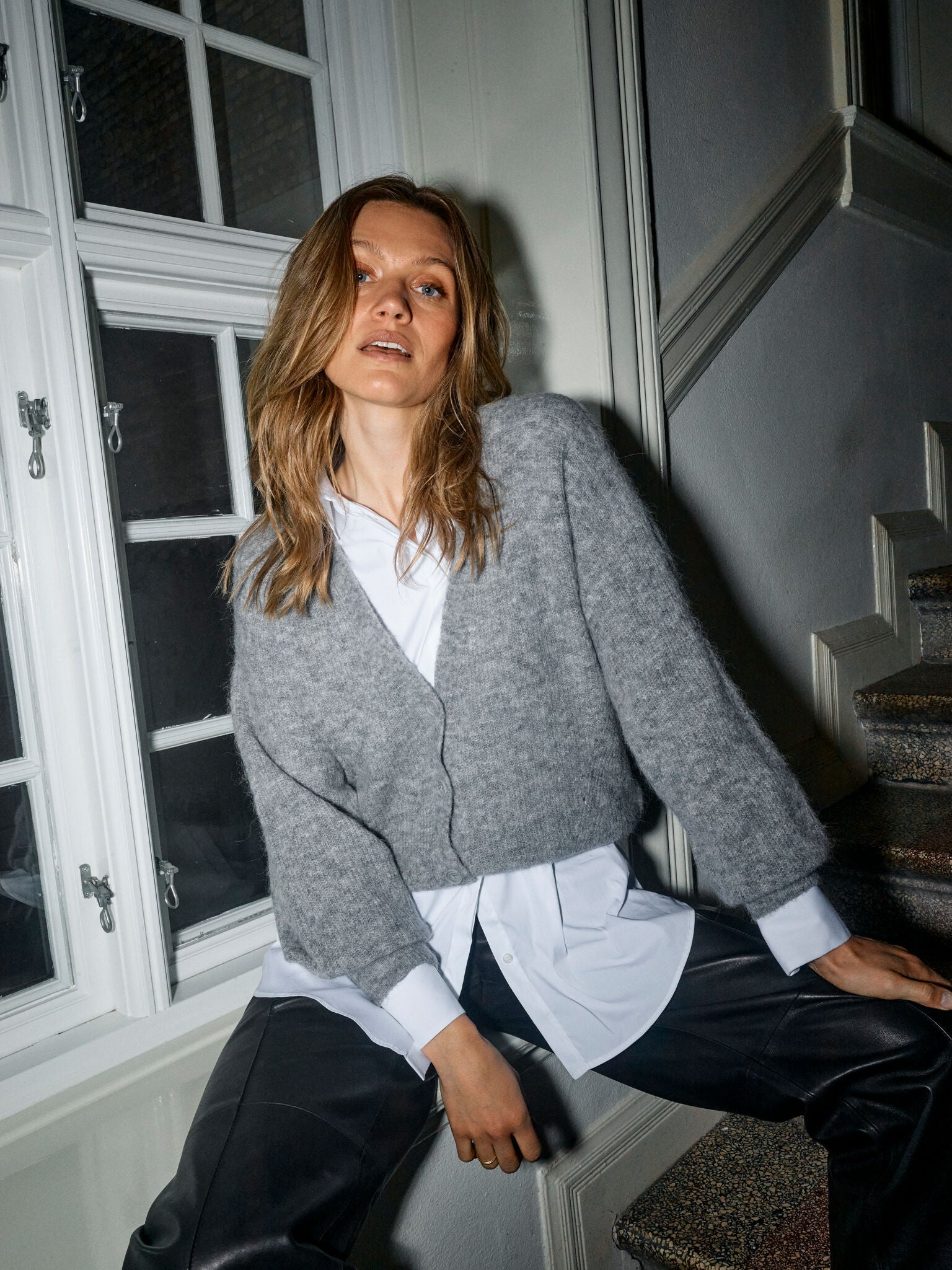 Modelshot / Grey Melange / Detail