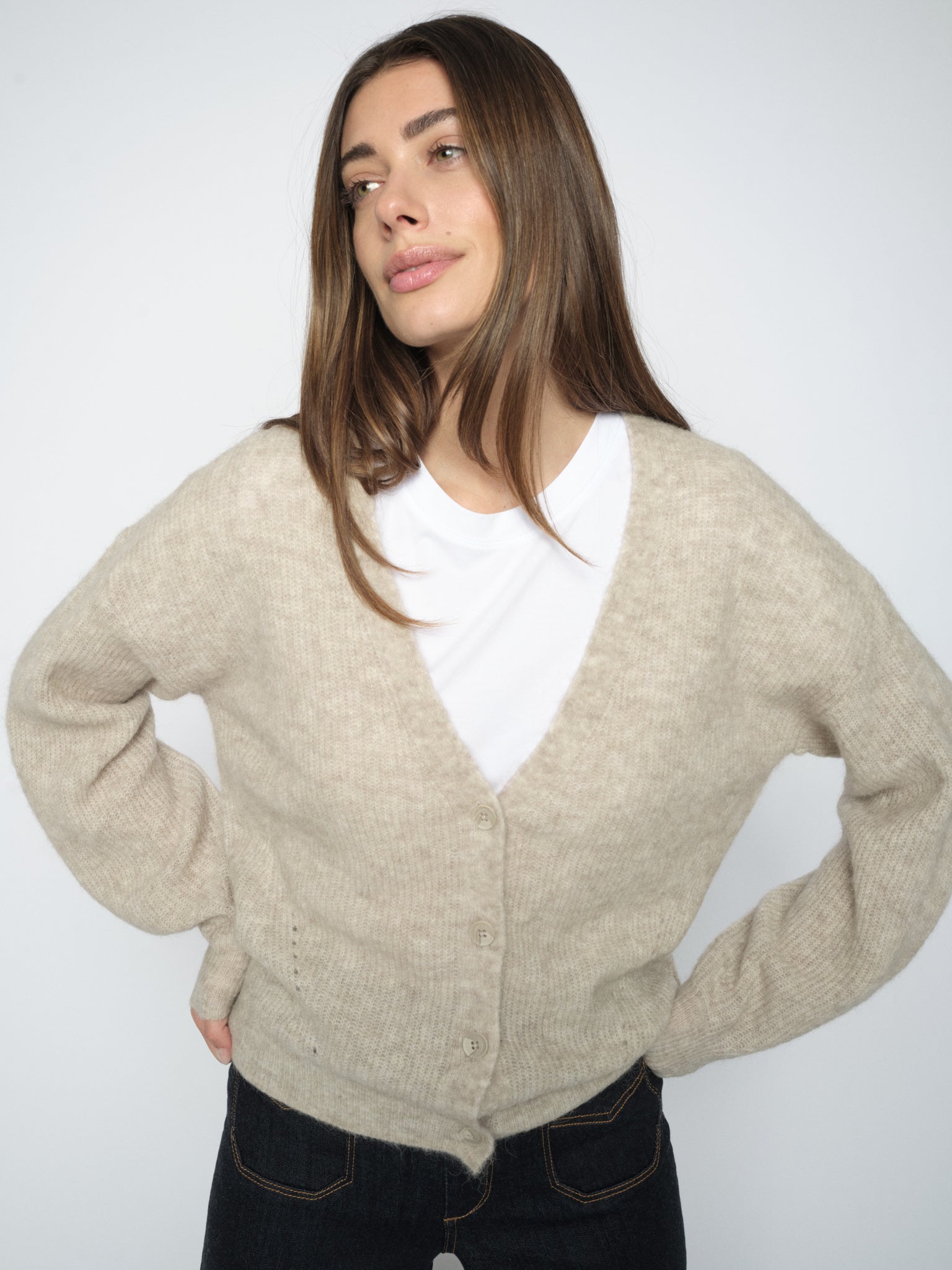 Modelshot / Feather Gray / Detail