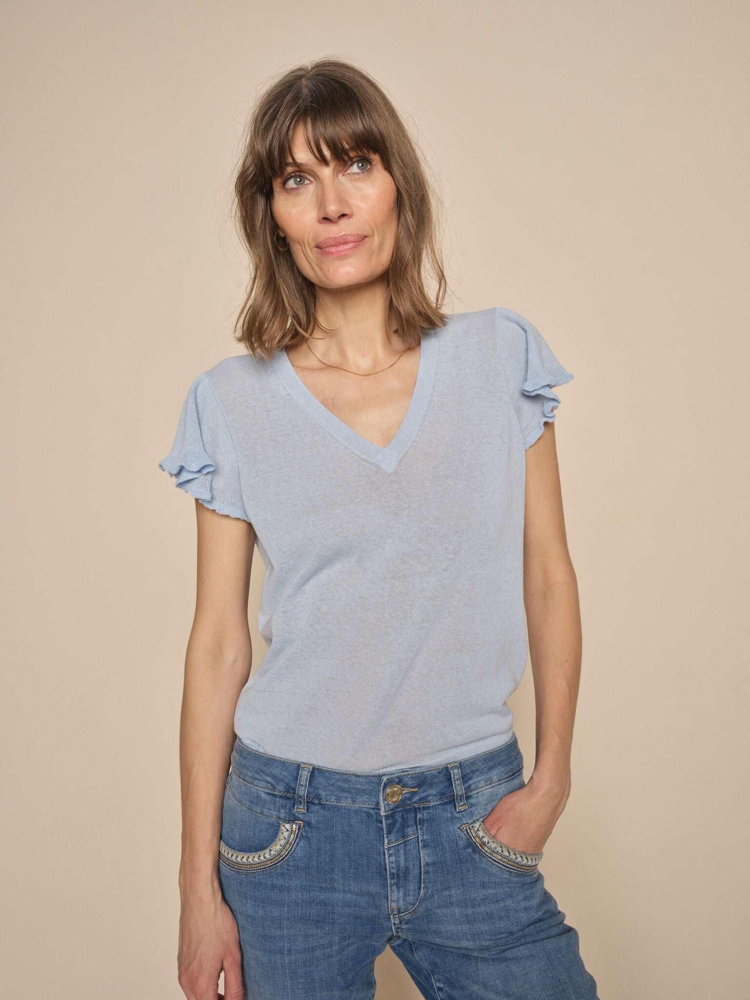 Modelshot / Cashmere Blue / Detail