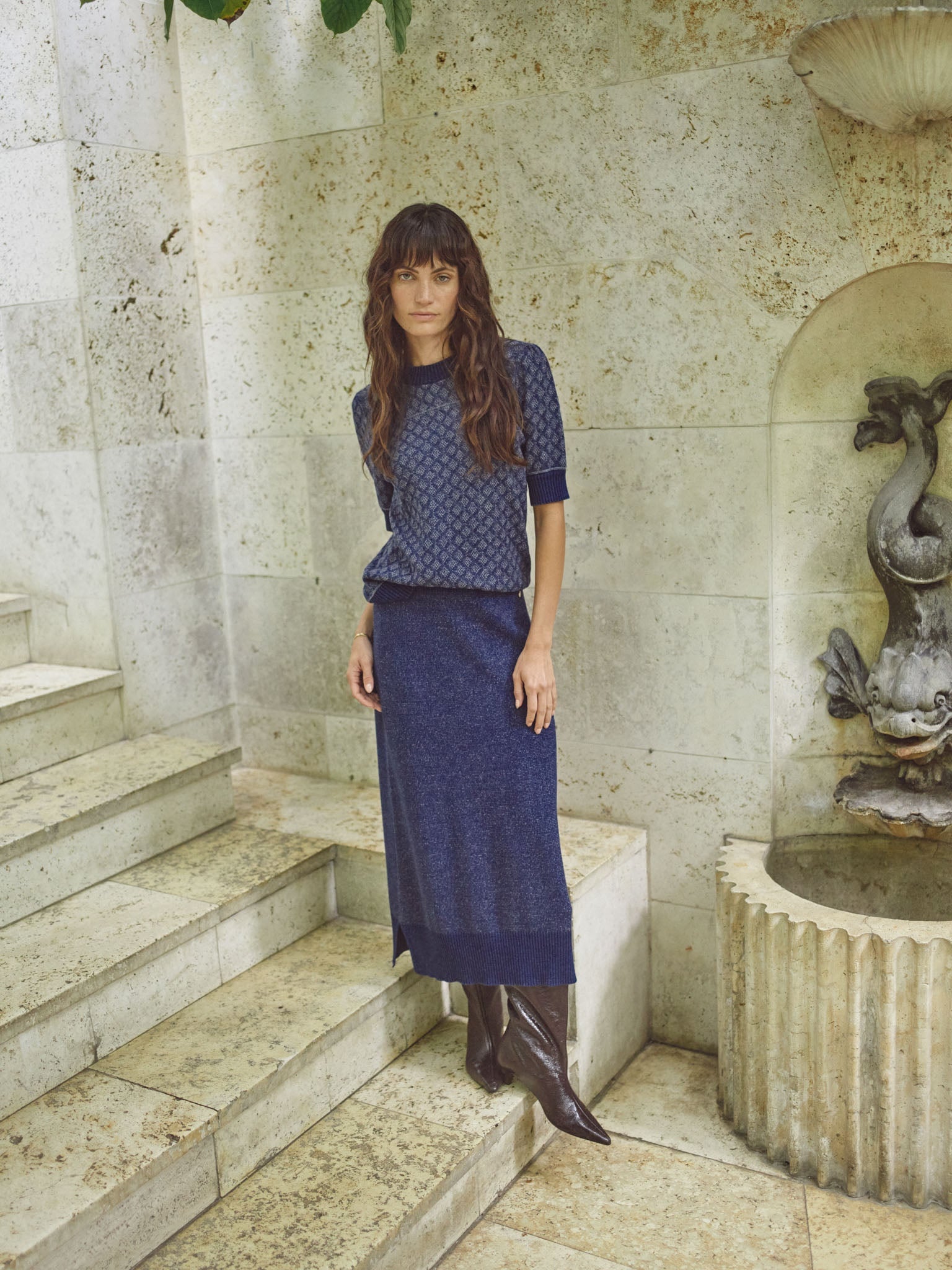 Modelshot / Dark Blue / Detail