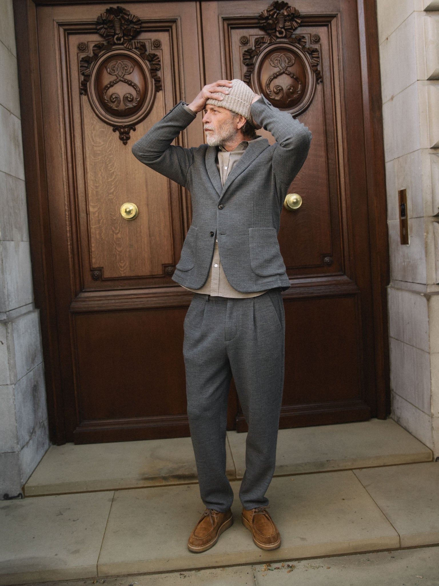 Modelshot / Grey Melange / Detail