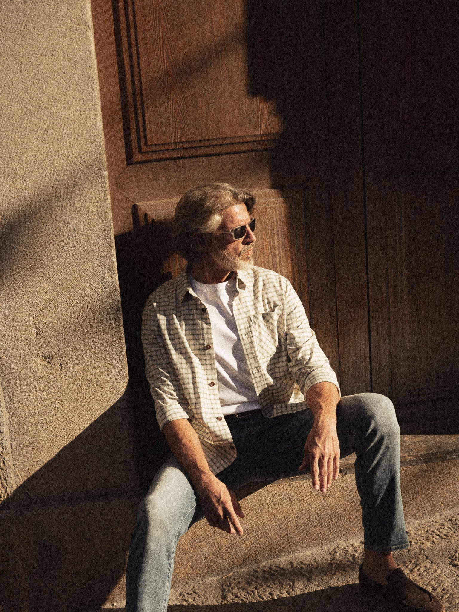 Modelshot / Light Blue Denim / Detail