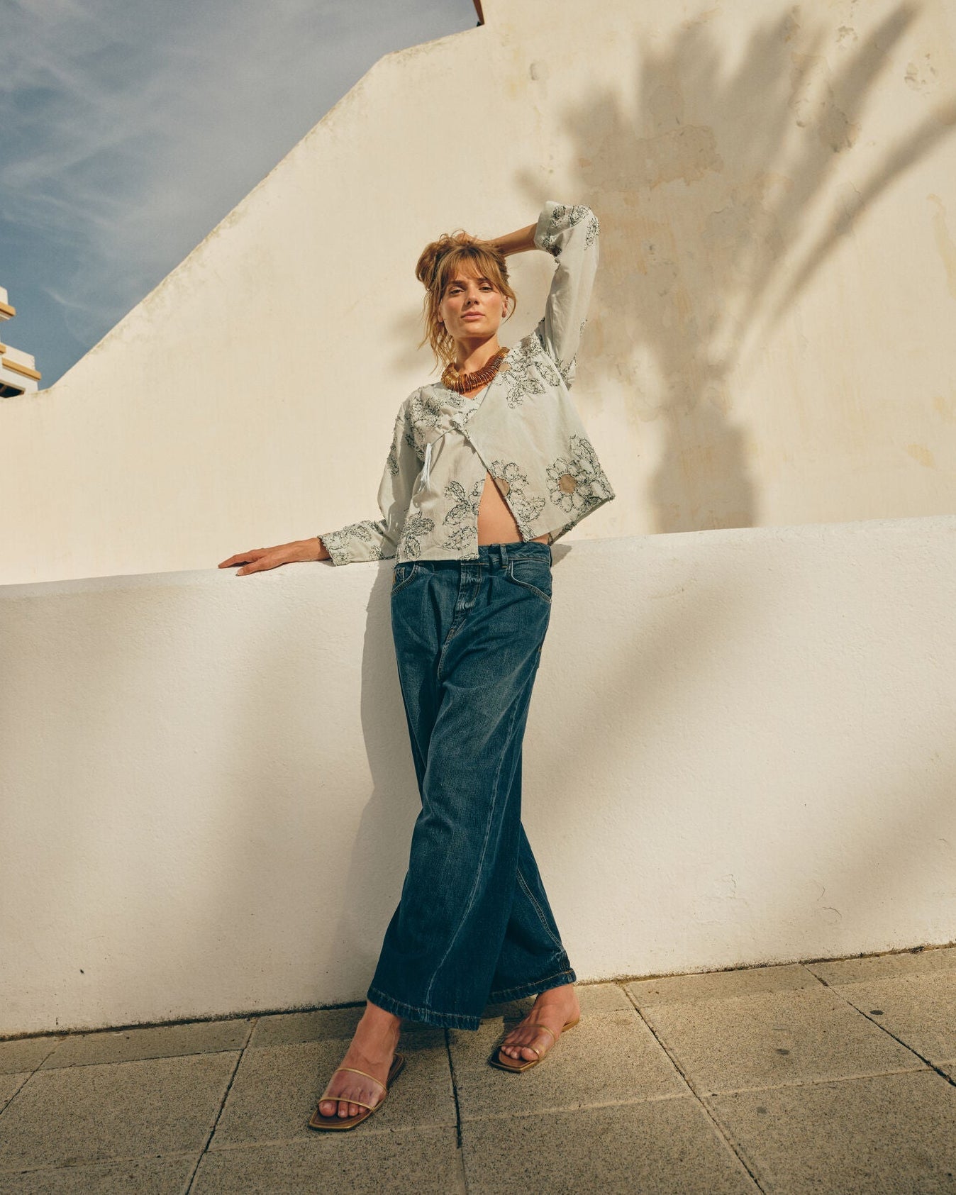 Modelshot / Dark Blue Denim / Detail