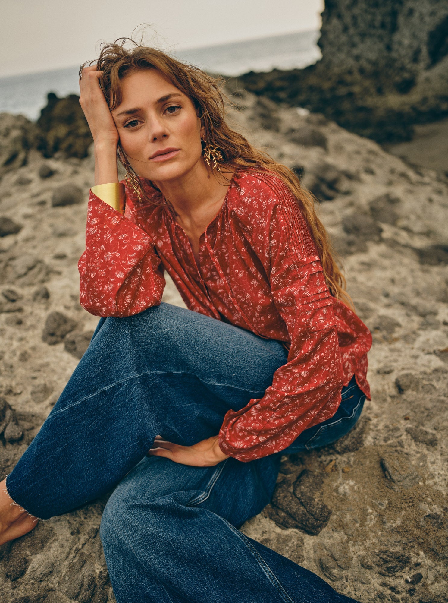 Modelshot / Dark Blue Washed / Detail